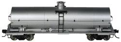 Atlas Model Railroad 1030 HO Scale ACF 11,000 Gallon Tank Car without Platforms -- Undecorated