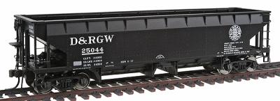 Atlas Model Railroad 1170 HO Scale Master(TM) 70-Ton Hart Ballast Car - Ready to Run -- Denver & Rio Grande Western (Mineral Red)