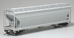 Atlas Model Railroad 1400 HO Scale ACF 4650 Centerflow Covered Hopper Pre-1971 Version - Ready to Run - Master(R) -- Undecorated