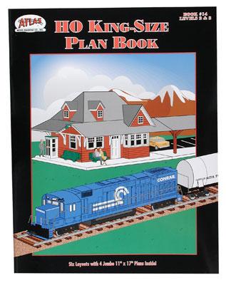 Atlas Model Railroad 14 HO Scale Atlas HO King-Size Layout Book ...