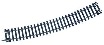 Atlas Model Railroad 153 HO Scale Code 100 Nickel-Silver Snap Track with Black Ties -- 22" Radius Bulk