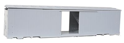 Atlas Model Railroad 20001448 HO Scale Postwar 50' Single-Door Boxcar - Ready to Run - Master(R) -- Undecorated - 8' Door