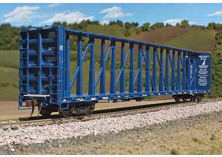 Atlas Model Railroad 20001775 HO Scale 73' Center-Partition (Centerbeam) Flatcar - Ready to Run - Master(R) -- Undecorated