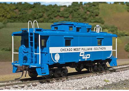Atlas Model Railroad 20003115 HO Scale Extended-Vision Caboose - Ready to Run - Master(R) -- Undecorated (Includes Roofwalk)