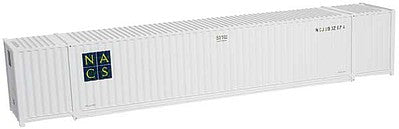 Atlas Model Railroad 20004623 HO Scale Jindo 53' Cargo Container 3-Pack - Assembled - Master(R) -- NACS Set 4 (white, blue)