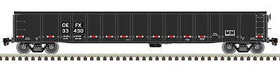 Atlas Model Railroad 20005116 HO Scale Thrall 2743 Gondola - Ready to Run - Master(R) -- CIT Group - Capital Finance CEFX 33430 (Ex-CP, black, white, red)