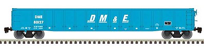 Atlas Model Railroad 20005121 HO Scale Thrall 2743 Gondola - Ready to Run - Master(R) -- Dakota, Minnesota & Eastern 80133 (blue, white)