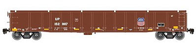 Atlas Model Railroad 20005129 HO Scale Thrall 2743 Gondola - Ready to Run - Master(R) -- Union Pacific 152092 (Boxcar Red, yellow Conspicuity Marks)