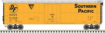 Atlas Model Railroad 20005789 HO Scale GARX Insulated 50' Boxcar (Reefer) - Ready to Run - Master(R) -- Southern Pacific 51288 (yellow, black)