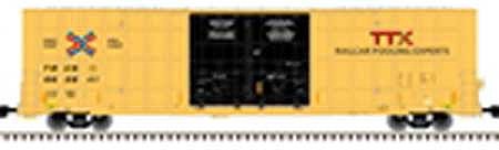 Atlas Model Railroad 20005910 HO Scale Gunderson 7550 Double Plug-Door Boxcar - Ready to Run - Master(R) -- Undecorated