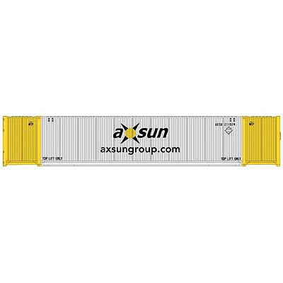 Atlas Model Railroad 20005950 HO Scale CIMC 53' Cargo Container 3-Pack - Ready to Run - Master(R) -- Axsun #211019, 211024, 211029 (Set #2; white, yellow)