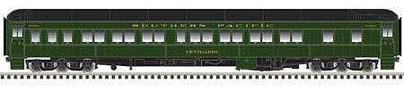 Atlas Model Railroad 20005987 HO Scale Pullman Heavyweight 8-1-2 Sleeper - Ready to Run - Master(R) -- Southern Pacific "Centgarde" (olive, black)