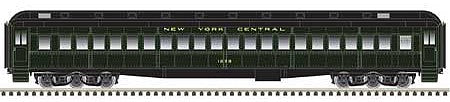 Atlas Model Railroad 20006163 HO Scale Heavyweight Single-Window Coach - Ready to Run - Master(R) -- New York Central 2745 (Pullman Green, black)