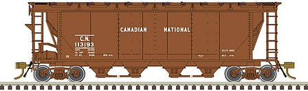 Atlas Model Railroad 20006359 HO Scale Slab-Side Covered Hopper - Ready to Run - Master(R) -- Canadian National #113241 (12-Hatch, As-Delivered; red, white)