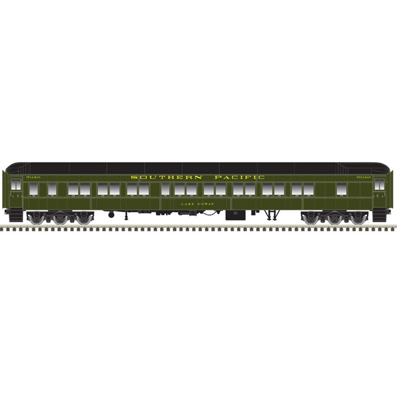 Atlas Model Railroad 20006425 HO Scale Pullman 10-1-2 Sleeper - Ready to Run - Master(R) -- Southern Pacific 'Lake Cowan' (Pullman Green, black)