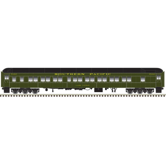 Atlas Model Railroad 20006426 HO Scale Pullman 10-1-2 Sleeper - Ready to Run - Master(R) -- Southern Pacific 'Lake Gregory' (Pullman Green, black)