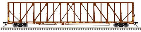 Atlas Model Railroad 20006477 HO Scale 73' Center-Partition (Centerbeam) Flatcar - Ready to Run - Master(R) -- Iowa Northern Railway IANR 26817 (Boxcar Red, white, yellow)