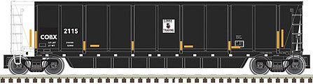Atlas Model Railroad 20006684 HO Scale Coalveyor Bathtub Gondola - Ready to Run - Master(R) -- Cobra Trading COBX 4119 (black, white)