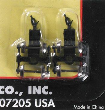 Atlas Model Railroad 22081 N Scale Talgo-Type Freight Car Trucks with Accumate Knuckle Couplers -- 70-Ton Roller Bearing with Extended Bolster pkg(2)