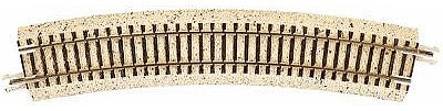 Atlas Model Railroad 2412 N Scale N Code 65 True-Track(R) -- 12-1/2" Radius Curve pkg(8)