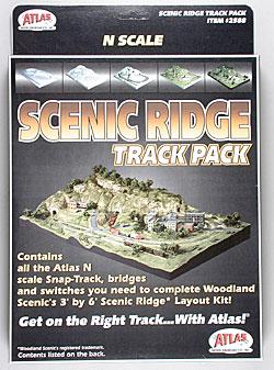 Atlas Model Railroad 2588 N Scale Scenic Ridge Track Pack -- For ...