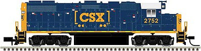 Atlas Model Railroad 40003591 N Scale EMD GP38-2 - Standard DC - Master(R) -- CSX #2740 (YN3b, blue, yellow, Boxcar Logo)