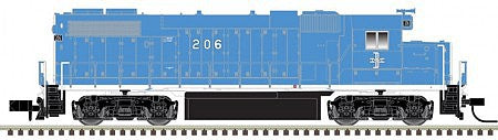 Atlas Model Railroad 40003630 N Scale EMD GP38-2 w/LokSound & DCC - Master(R) -- Boston & Maine #200 (blue)