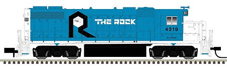 Atlas Model Railroad 40003635 N Scale EMD GP38-2 w/LokSound & DCC - Master(R) -- Rock Island #4327 (blue, white, black)
