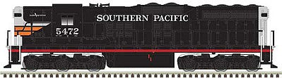 Atlas Model Railroad 40003673 N Scale EMD SD9 - Standard DC - Master(R) -- Southern Pacific #5472 (Black Widow, black, silver, orange, red)