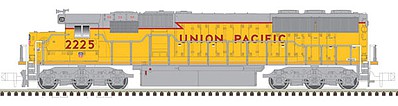 Atlas Model Railroad 40003951 N Scale EMD SD60 - Standard DC - Master Silver -- Union Pacific 2174 (Armour Yellow, gray, yellow Frame Stripe)