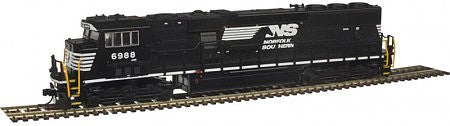 Atlas Model Railroad 40003958 N Scale NS - EMD SD60E - Standard DC - Master Silver -- Norfolk Southern 6952 (black, white, Horse Head Logo)