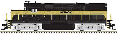 Atlas Model Railroad 40004010 N Scale Alco C420 Phase 2B Low-Nose, Dynamic Brakes - Standard DC - Master Silver -- Monon #507 (black, gold)