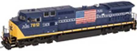 Atlas Model Railroad 40004195 N Scale GE Dash 8-40CW CSX-Style Cab and Body - Standard DC - Master(R) Silver -- Undecorated
