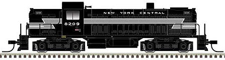Atlas Model Railroad 40004613 N Scale Alco RS2 - Standard DC - Master(R) Silver -- New York Central 8209 (Lightning Stripe, black, gray)