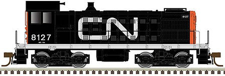Atlas Model Railroad 40004671 N Scale Alco S2 - Standard DC - Master Silver(R) -- Canadian National 8129 (black, red, white)