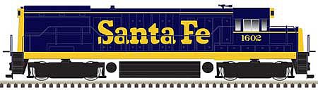Atlas Model Railroad 40004770 N Scale GE U25B Phase 2a - DCC - Master Gold -- Santa Fe 1610 (blue, yellow)