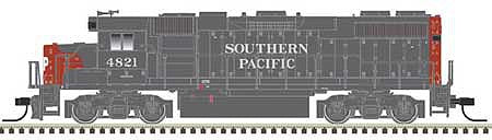 Atlas Model Railroad 40004829 N Scale EMD GP38-2 Phase II - Standard DC -- Southern Pacific 4821 (gray, red)