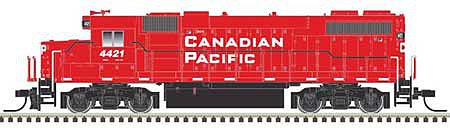 Atlas Model Railroad 40004835 N Scale EMD GP38-2 Phase II - LokSound and DCC -- Canadian Pacific 4421 (red, white)
