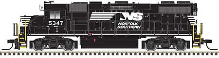Atlas Model Railroad 40004845 N Scale EMD GP38-2 Phase II - LokSound and DCC -- Norfolk Southern 5347 (black, white, Horse Head Logo)
