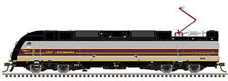 Atlas Model Railroad 40004858 N Scale Bombardier ALP-45DP Dual Mode - LokSound and DCC - Master(R) Gold -- New Jersey Transit 4519 (Erie Lackawanna Heritage, gray, maroon, yellow)