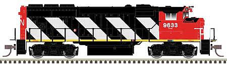 Atlas Model Railroad 40004879 N Scale GMDD GP40-2W - LokSound and DCC - Master(R) Gold -- Undecorated (CN Early Version)