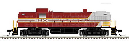 Atlas Model Railroad 40005032 N Scale Alco RS2 - Standard DC - Master(R) Silver -- Canadian Pacific 8400 (maroon, gray)