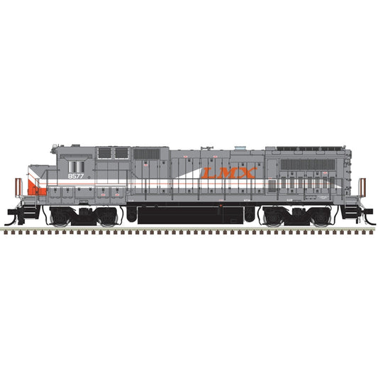 Atlas Model Railroad 40005134 N Scale GE Dash 8-40B - Standard DC - Master(R) -- LMX 8542 (gray, red)