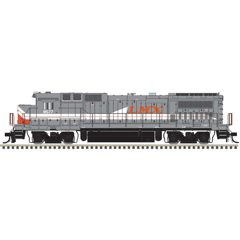 Atlas Model Railroad 40005135 N Scale GE Dash 8-40B - Standard DC - Master(R) -- LMX 8554 (gray, red)