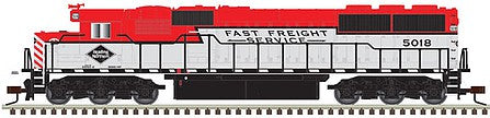 Atlas Model Railroad 40005229 N Scale EMD SD50 with Ditch Lights - ESU LokSound and DCC - Master Gold(TM) -- Reading & Northern 5018 (red, white, black)