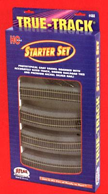 Atlas Model Railroad 488 HO Scale True-Track(R) Code 83 Track & Roadbed ...