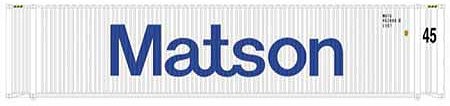 Atlas Model Railroad 50003831 N Scale 45' Corrugated Container 3-Pack - Assembled -- Undecorated