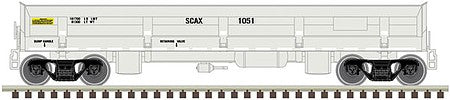 Atlas Model Railroad 50004570 N Scale Difco Side-Dump Car - Ready-to-Run - Master(R) -- Metrolink SCAX #1051 (Light Gray)