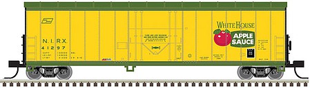 Atlas Model Railroad 50005149 N Scale NACC 50' Smooth-Side RBL Insulated Boxcar - Ready to Run - Master(R) -- White House NIRX 41297 (yellow, green, red)