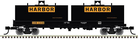 Atlas Model Railroad 50005723 N Scale Cushion Coil Car with Round Hoods - Ready to Run - Master(R) -- Indiana Harbor Belt 1216 (black, orange)